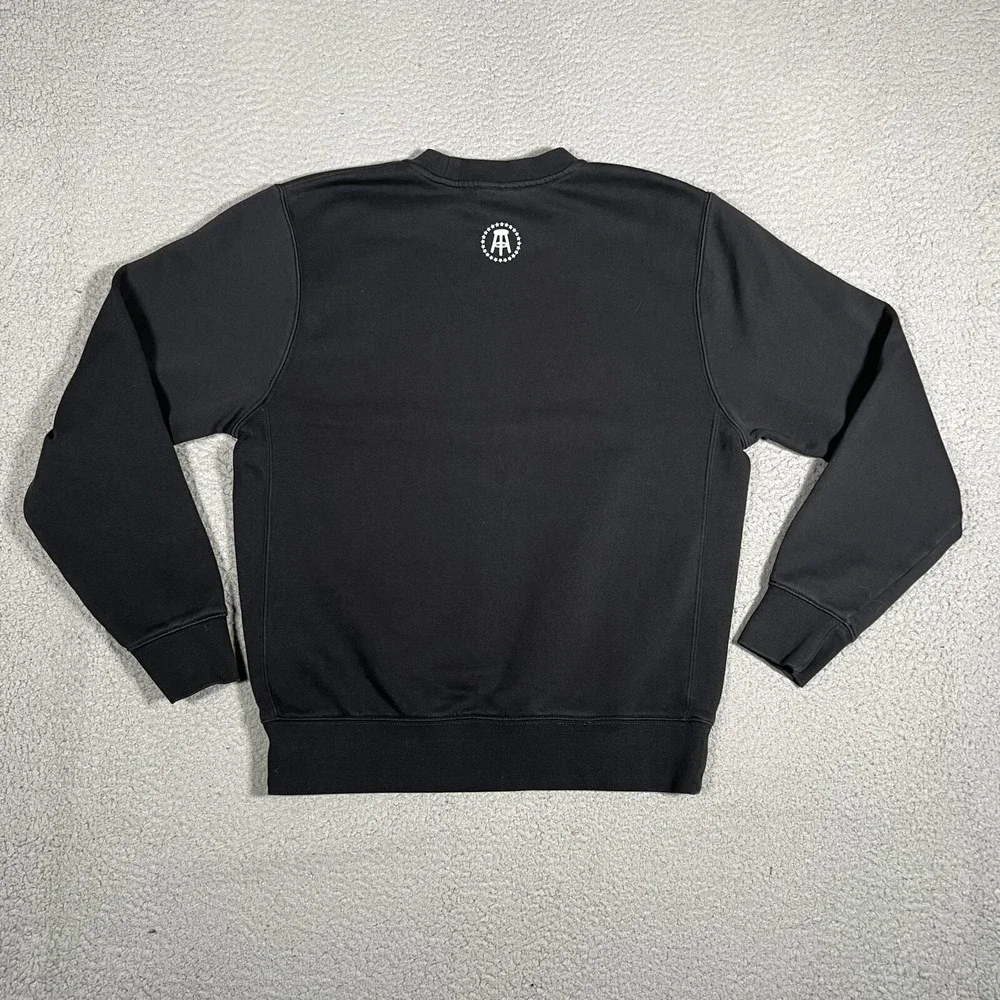Nike Sweater Mens Small Black Barstool‎ Sports Club Fleece Casual Preppy Portnoy